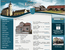 Tablet Screenshot of obec-kozolupy.cz